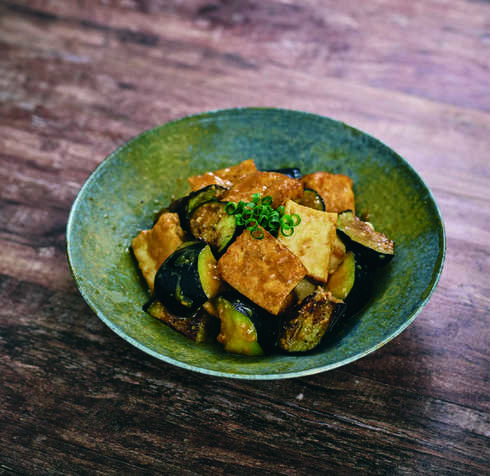 サムネイル：厚揚げと茄子のみそ炒め煮