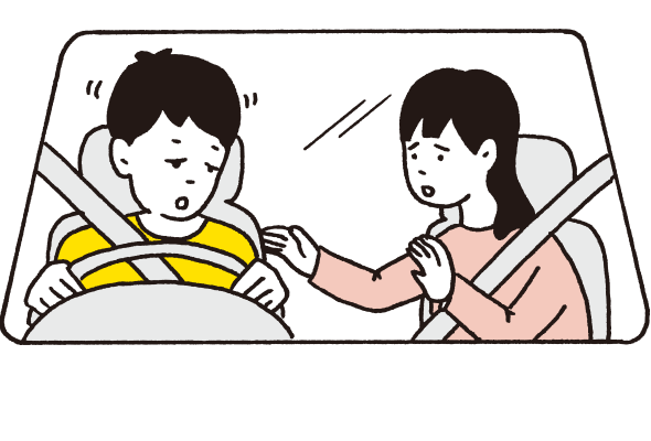 イメージ：眠くなってぼーっとしてしまったことがある