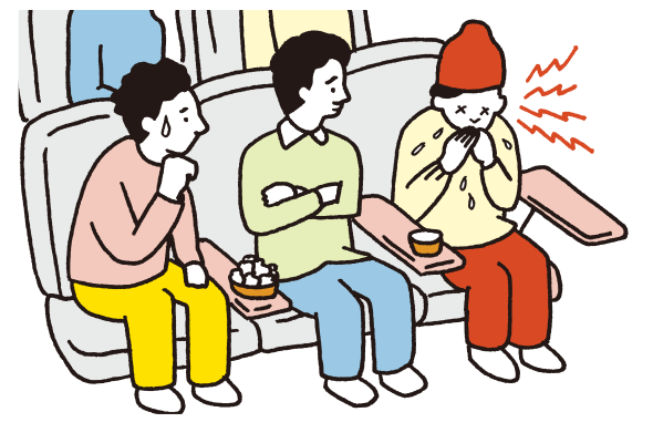 イメージ：くしゃみが止まらなくなって困ったことがある