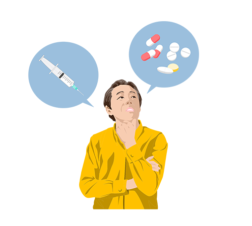 イラスト：男性