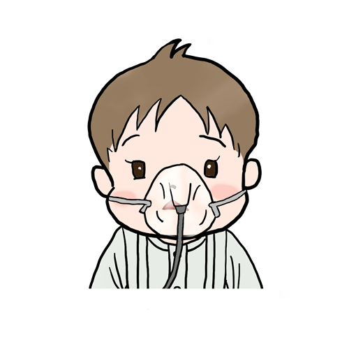 人工呼吸管理や痰を取り除くケア