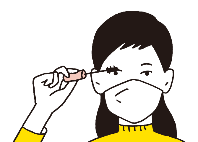 イメージ：マスクをしたとき気になる目元のメイク