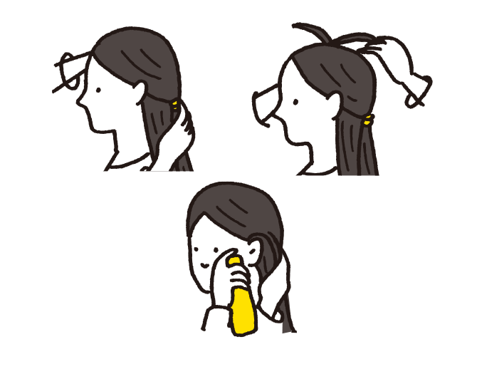 イメージ：おすすめの髪型はハーフアップ！