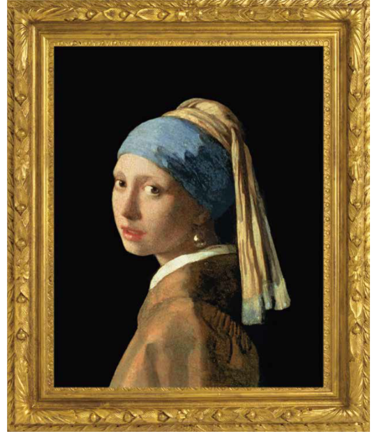 イメージ：フェルメールの少女の絵画