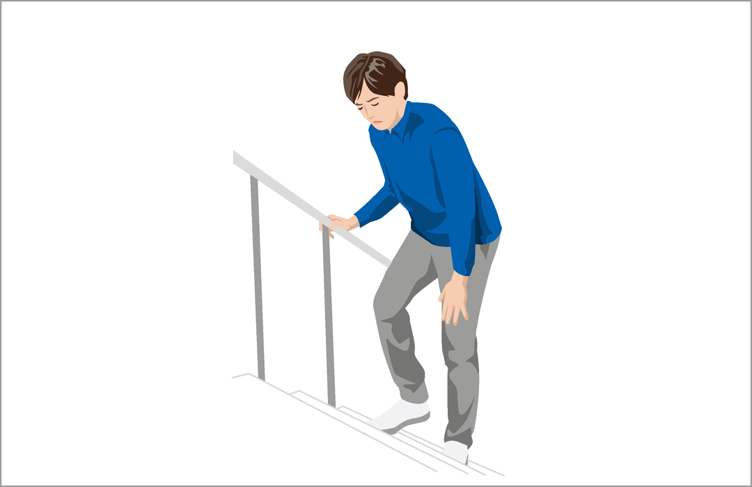 MSでよくみられる症状（運動や歩行の障害）