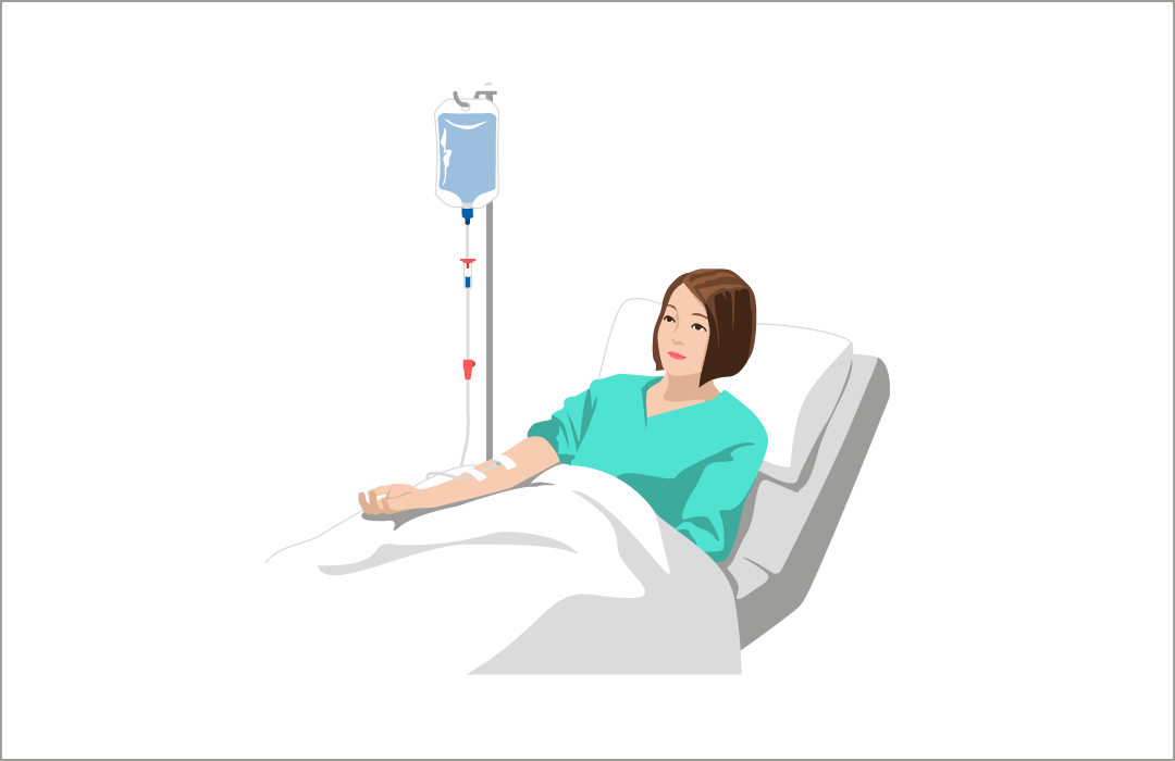 MSの症状が初めて急に出た/再発した時(急性期)は主に副腎皮質ステロイド薬で治療する