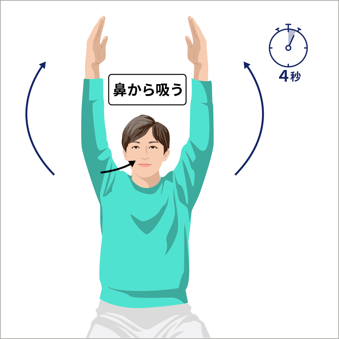 体全体を伸ばす運動②