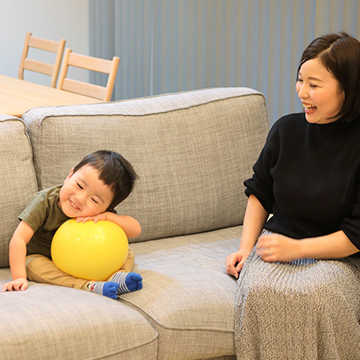 画像：お母さんとお子さん