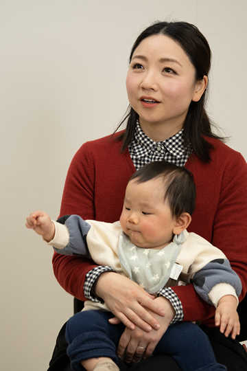 画像：武藤朗子（さえこ）さん・煌季（こうき）くん