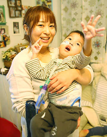 画像：お母さんとお子さん