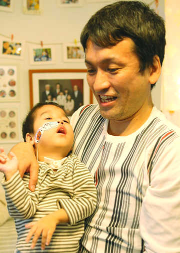 画像：お父さんとお子さん